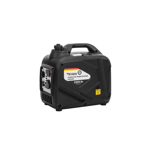 Электрогенератор бензиновый инверторный Kranz KR2200I 2.2 кВт, 57 дБ, 22 кг