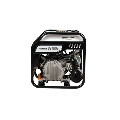 Электрогенератор бензиновый инверторный Kranz KR2500IO 2.5 кВт, 96 дБ, 27 кг