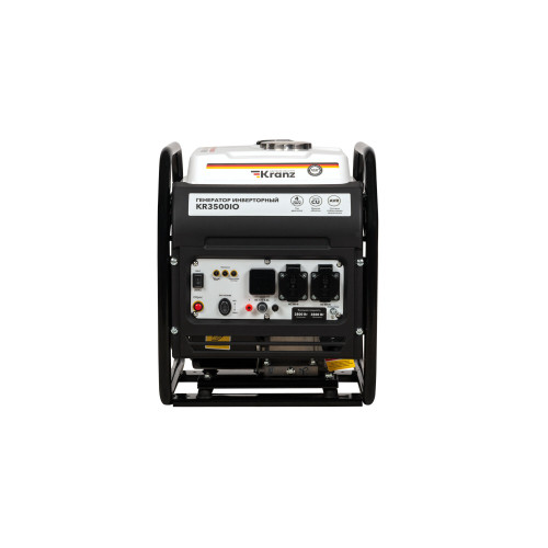 Электрогенератор бензиновый инверторный Kranz KR3500IO 3.5 кВт, 96 дБ, 27 кг