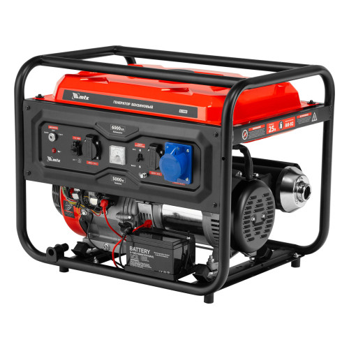 Генератор бензиновый MTX RS-7000E 6 кВт, 230В, электростартер