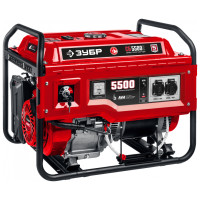 Генератор ЗУБР СБ-5500Е бензиновый с электростартером