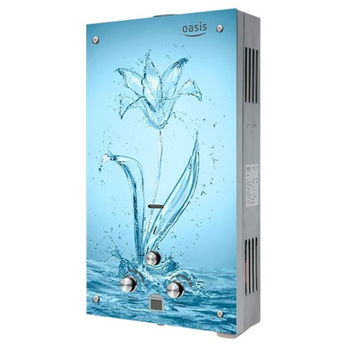 Газовая колонка Oasis 20 Glass SG водяной тюльпан автомат10л/мин