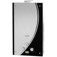 Газовая колонка GENBERG-210.01 зеркало стекло 20кВт дисплей 10л/мин