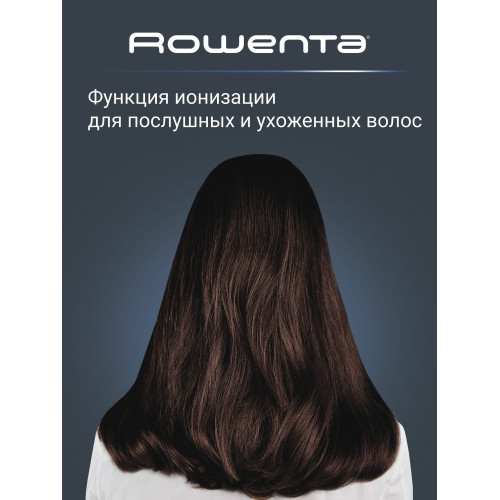 Расческа-выпрямитель Rowenta CF5820F0 черный/зеленый