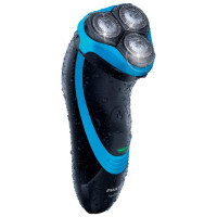 Бритва Philips AT750 черный/синий