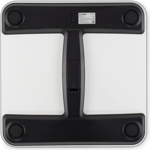 Весы напольные Hyundai H-BS03671 белый