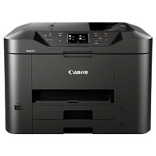 МФУ Canon MAXIFY MB2740, 4-цветный струйный принтер/сканер/копир/факс, A4, 24 15.5 цв изобр./мин, 1200x600 dpi, DADF, дуплекс, подача: 500 лист., Ethernet, USB, Wi-Fi, печать фотографий, цветной ЖК-дисплей
