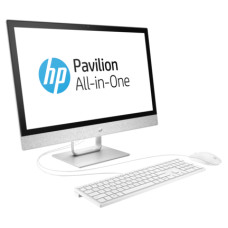 Моноблок HP Pavilion 24I 24-r107ur <4GL71EA> Pentium G5400T/4Gb/1TB/DVDRW/23.8 1920x1080/WiFi/KB+mouse/DOS/Blizzard White