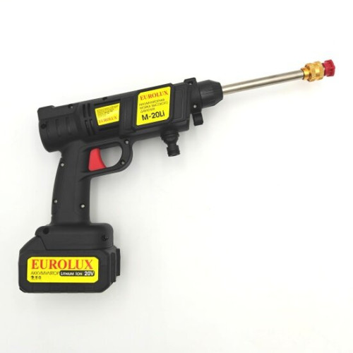 Автомойка аккумуляторная Eurolux M-20Li (с 1 АКБ и ЗУ в комплекте)