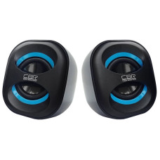 Колонки CBR CMS 333 Black-Blue, 3.0 W*2, USB