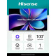 Телевизор Hisense 100E7Q PRO QLED черный