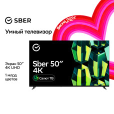 Телевизор Sber SDX-50U4139 черный