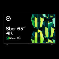 Телевизор Sber SDX-65U4139 черный 
