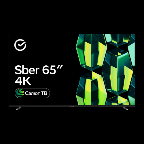 Телевизор Sber SDX-65U4139 черный 