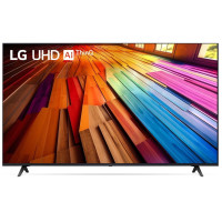Телевизор LG 65UT81006LA.ARUB черный