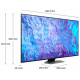 Телевизор Samsung QE65Q80CAUXCE серый