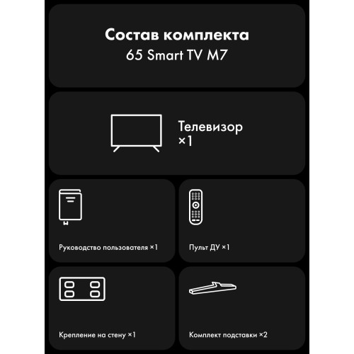 Телевизор Haier 65 MiniLED M7