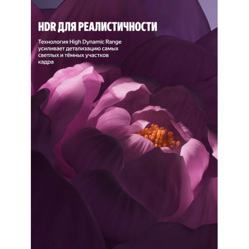 Телевизор ЯНДЕКС ТВ Станция Про с Алисой YNDX-00102 черный