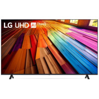 Телевизор LG 75UT80006LA.ARUB черный