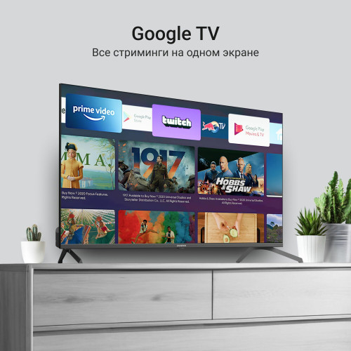 Телевизор Digma DM-LED43UQB31 черный