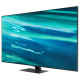 Телевизор SAMSUNG QE75Q80AAUXCE темно-серебристый