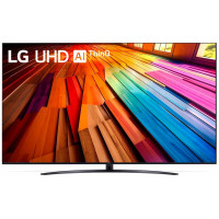 Телевизор LG 86UT81006LA.ARUB черный