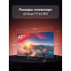 Телевизор Haier 43 HQLED S2 Pro черный