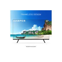 Телевизор HARPER 43F721TS черный