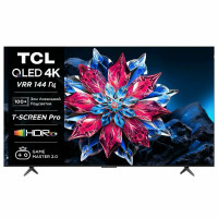 Телевизор TCL 85C655PRO черный