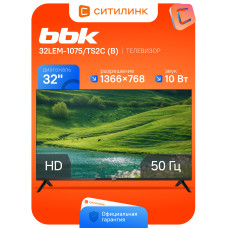 Телевизор BBK 32LEM-1075/TS2C (B) черный