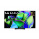 Телевизор LG OLED77C3RLA.ARUB темно-серый/серебристый