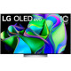 Телевизор LG OLED77C3RLA.ARUB темно-серый/серебристый