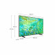 Телевизор Samsung UE65CU8000UXCE черный