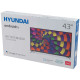 Телевизор Hyundai H-LED43BU7008 черный