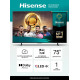 Телевизор Hisense 75E7Q PRO QLED серый