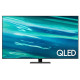 Телевизор SAMSUNG QE55Q80AAUXRU темно-серебристый
