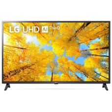 Телевизор LG 43UQ75006LF чёрный