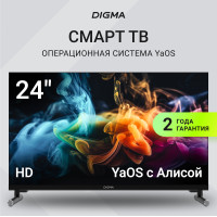Телевизор Digma DM-LED24SBB32 черный