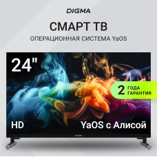Телевизор Digma DM-LED24SBB32 черный