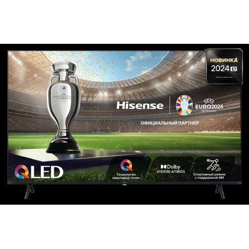 Телевизор Hisense 85E7NQ QLED черный