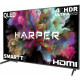 Телевизор Harper 75Q850TS черный