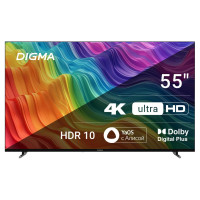 Телевизор Digma DM-LED55UBB33 черный