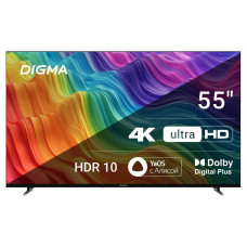 Телевизор Digma DM-LED55UBB33 черный