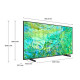 Телевизор Samsung UE43CU8000UXCE черный