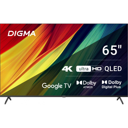 Телевизор Digma DM-LED65UQB31 черный
