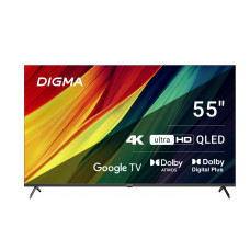 Телевизор Digma DM-LED55UQB31 черный