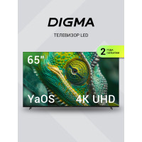 Телевизор Digma DM-LED65UBB33 черный