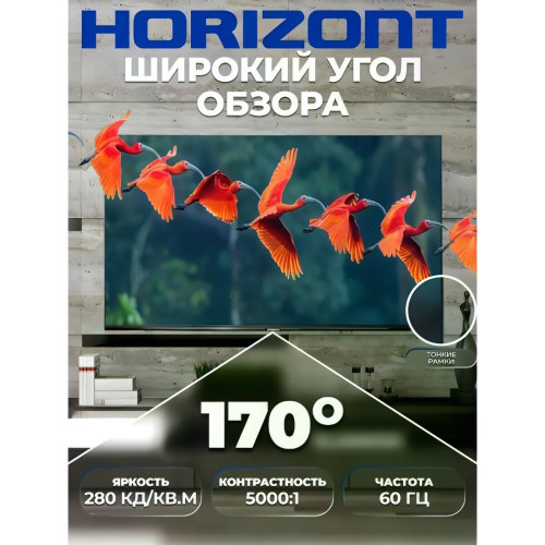 Телевизор Horizont 55LE7053D черный