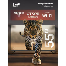 Телевизор LEFF 55U570T черный