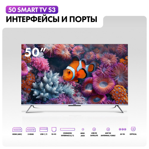 Телевизор Haier 50 Smart TV S3